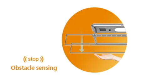 To stop and rise rack with ease