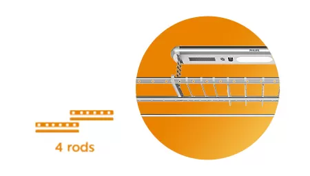 Fit into different sizes of balconies