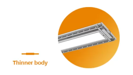 Saves space and keeps your window view unblocked