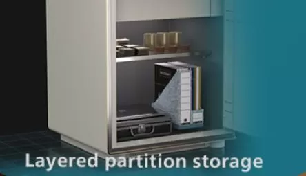 Spacious with clear layers