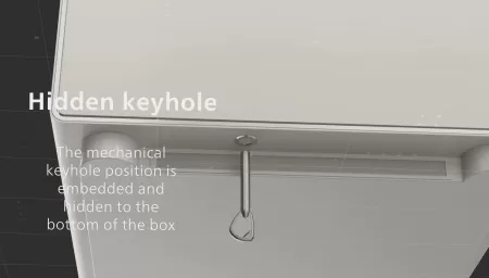 Hidden keyhole