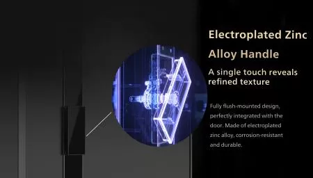 Electroplated Zinc Alloy Handle