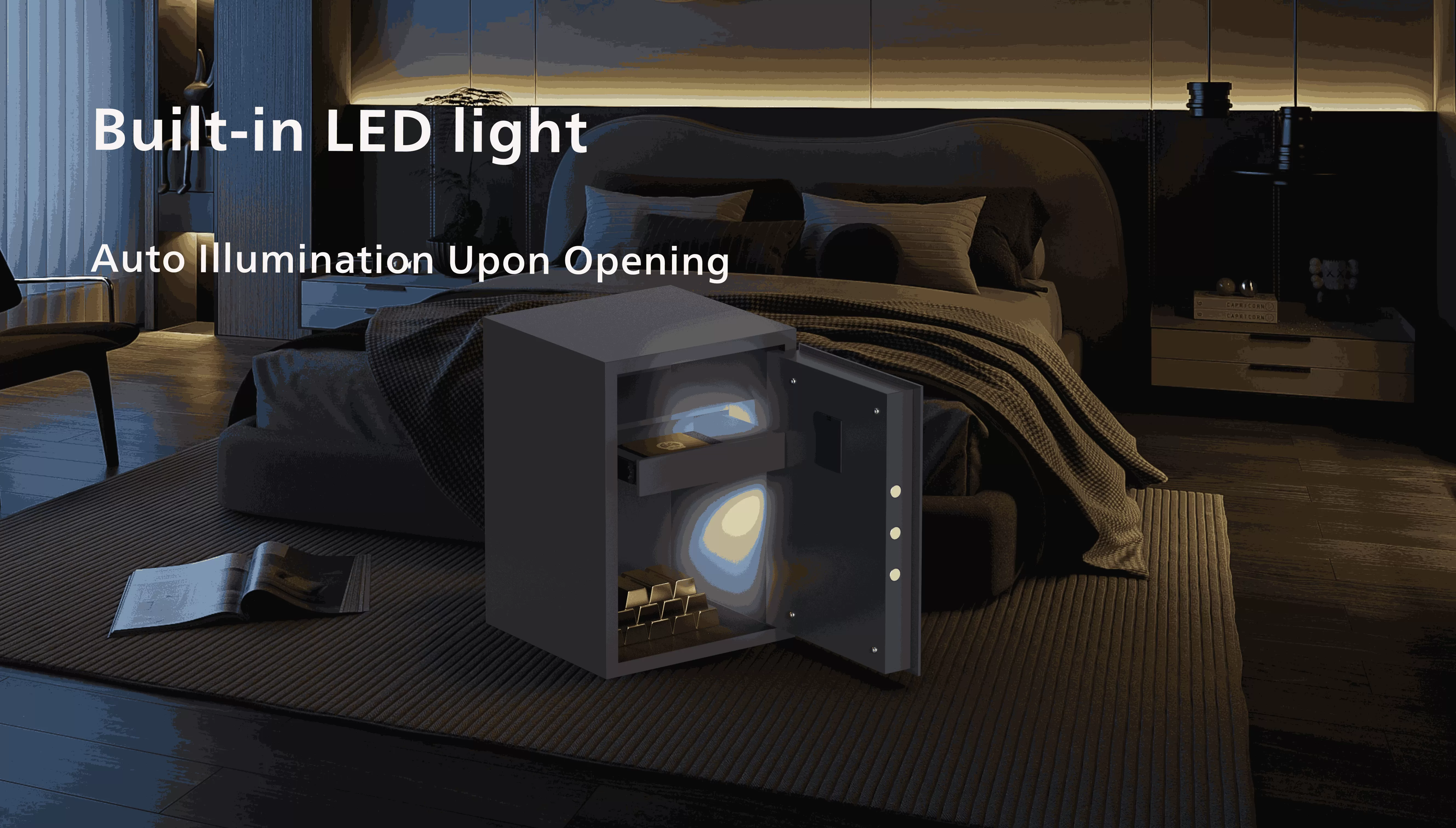 Built-in LED light