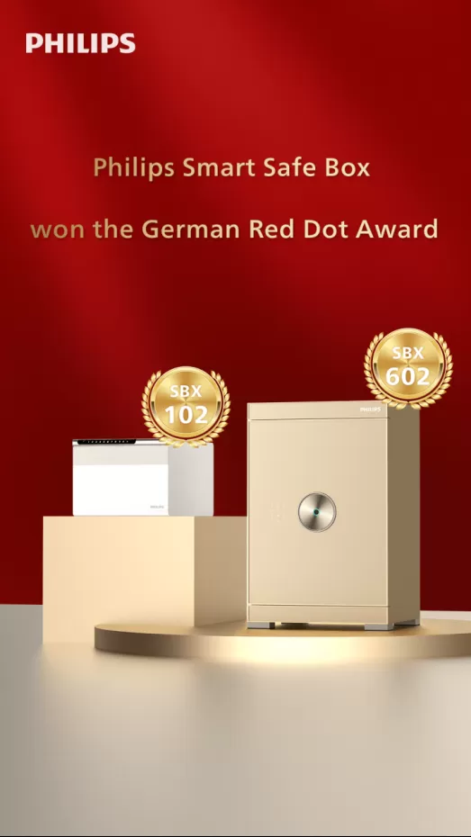 Two Products, One Vision: Philips Smart Safe Box Wins Dual Red Dot Awards with the “Safety+” Design Concept