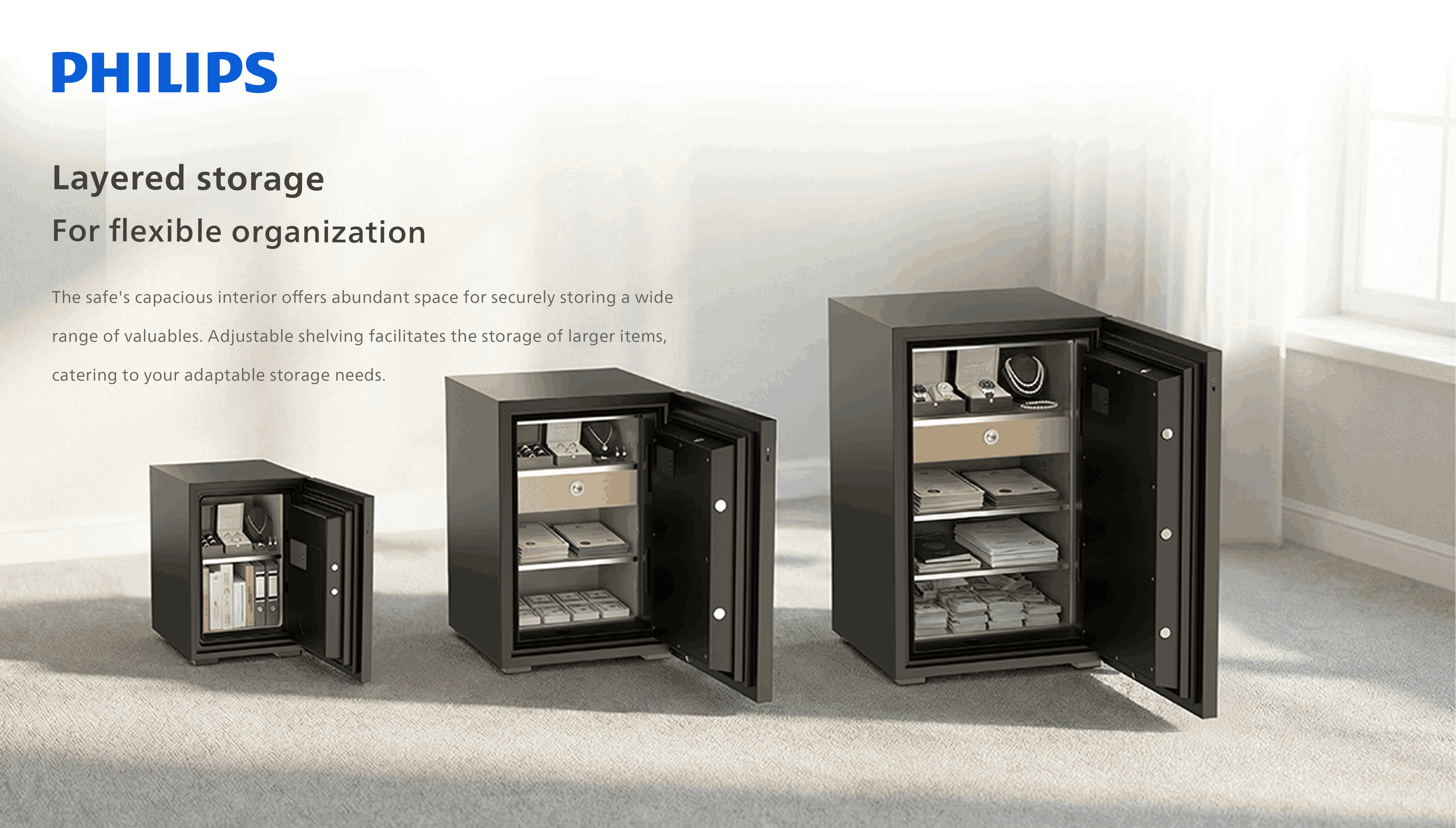 Hard-Core Fire Protection, Smart Connectivity Philips Smart Fireproof Safe SBX500 Makes Its Global Debut