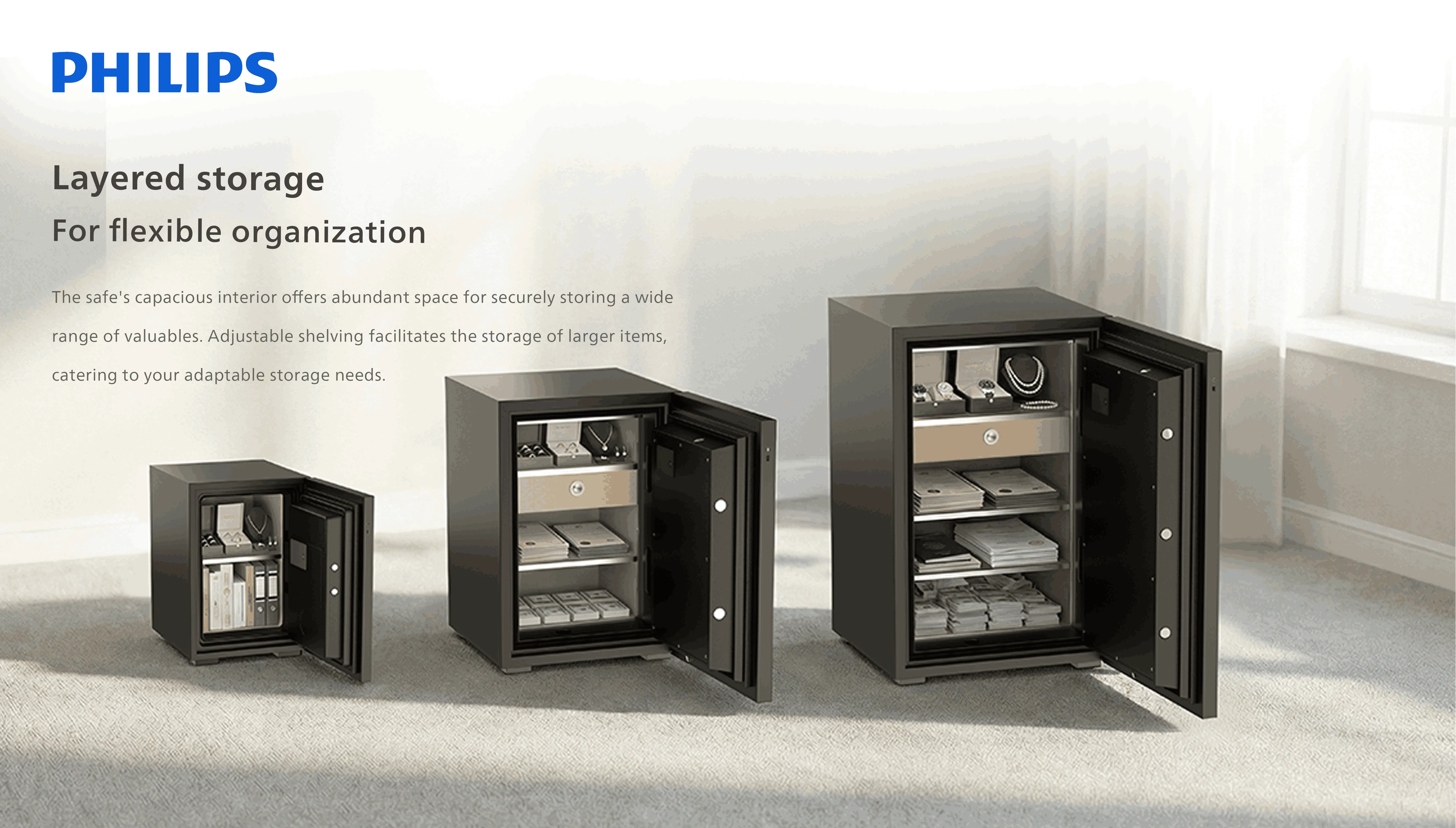 Hard-Core Fire Protection, Smart Connectivity Philips Smart Fireproof Safe SBX500 Makes Its Global Debut