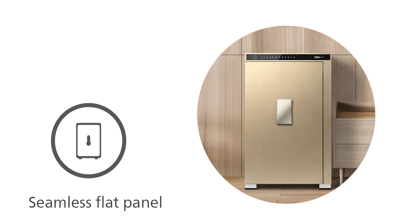 Seamless flat panel