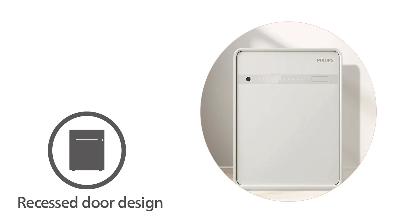 Recessed door design