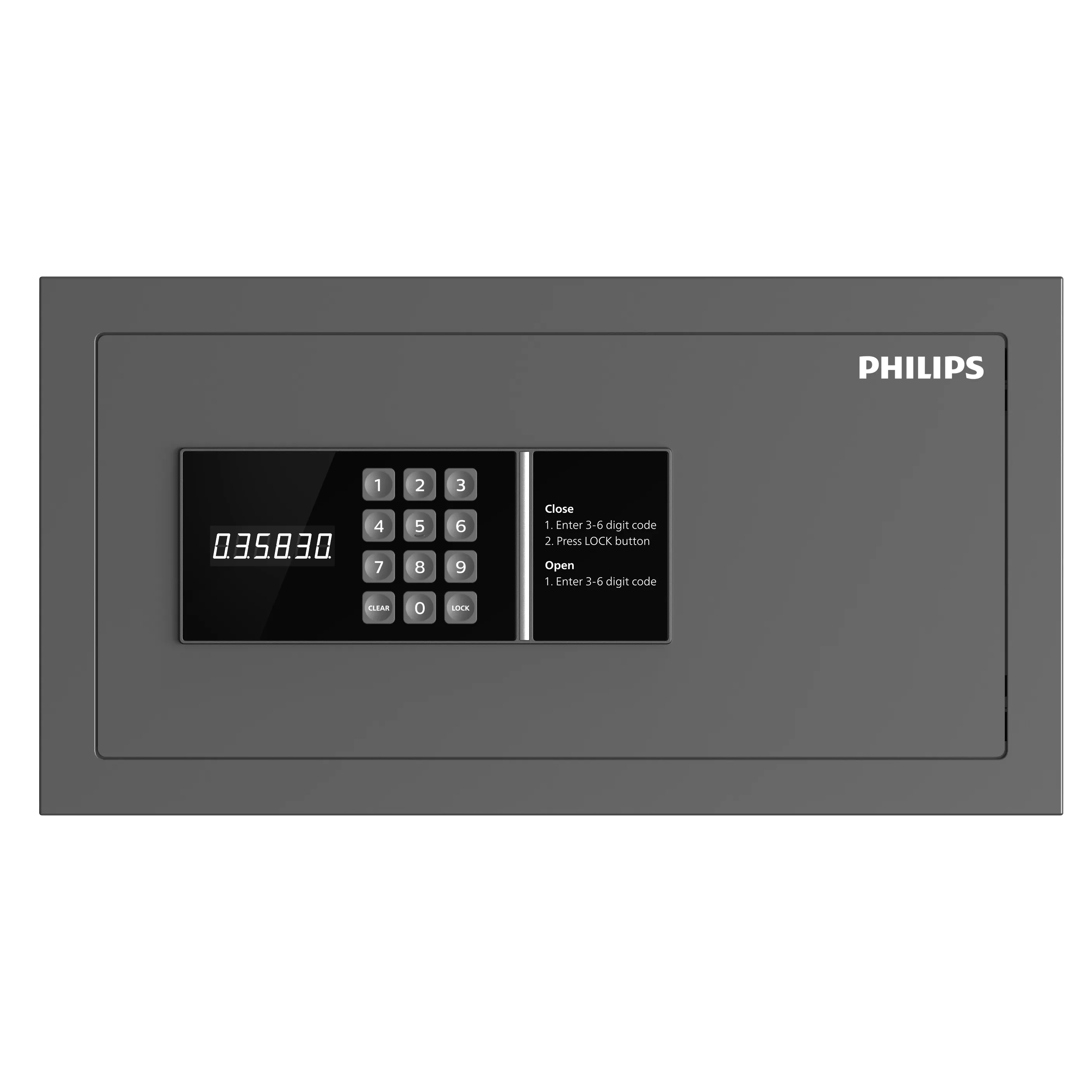 Philips Smart Safe Box SBX132 Grey