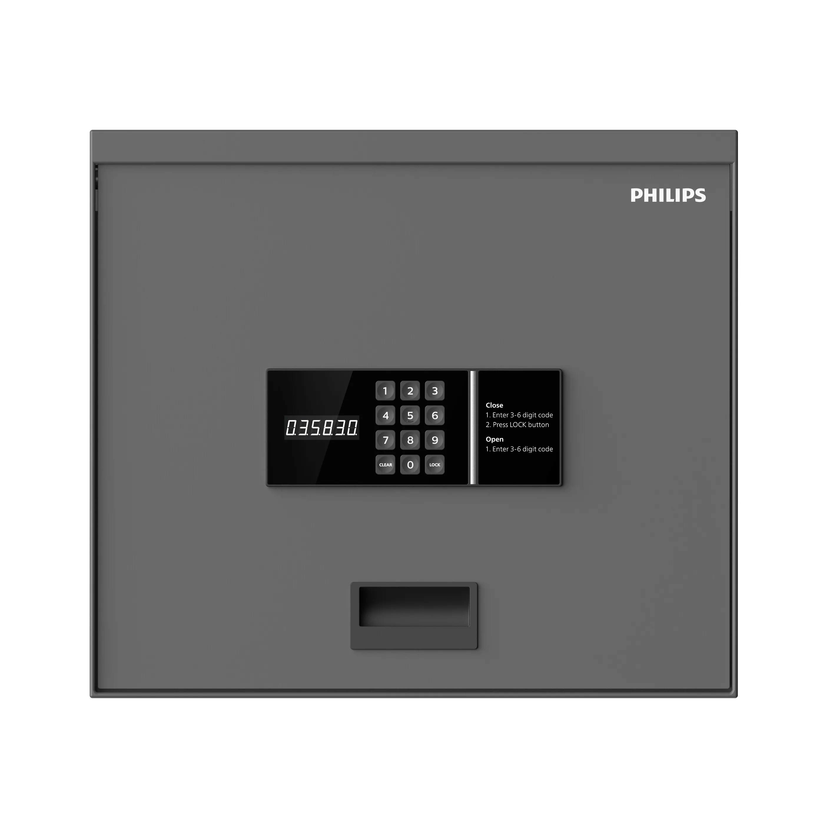 Philips Smart Safe Box SBX133 Grey