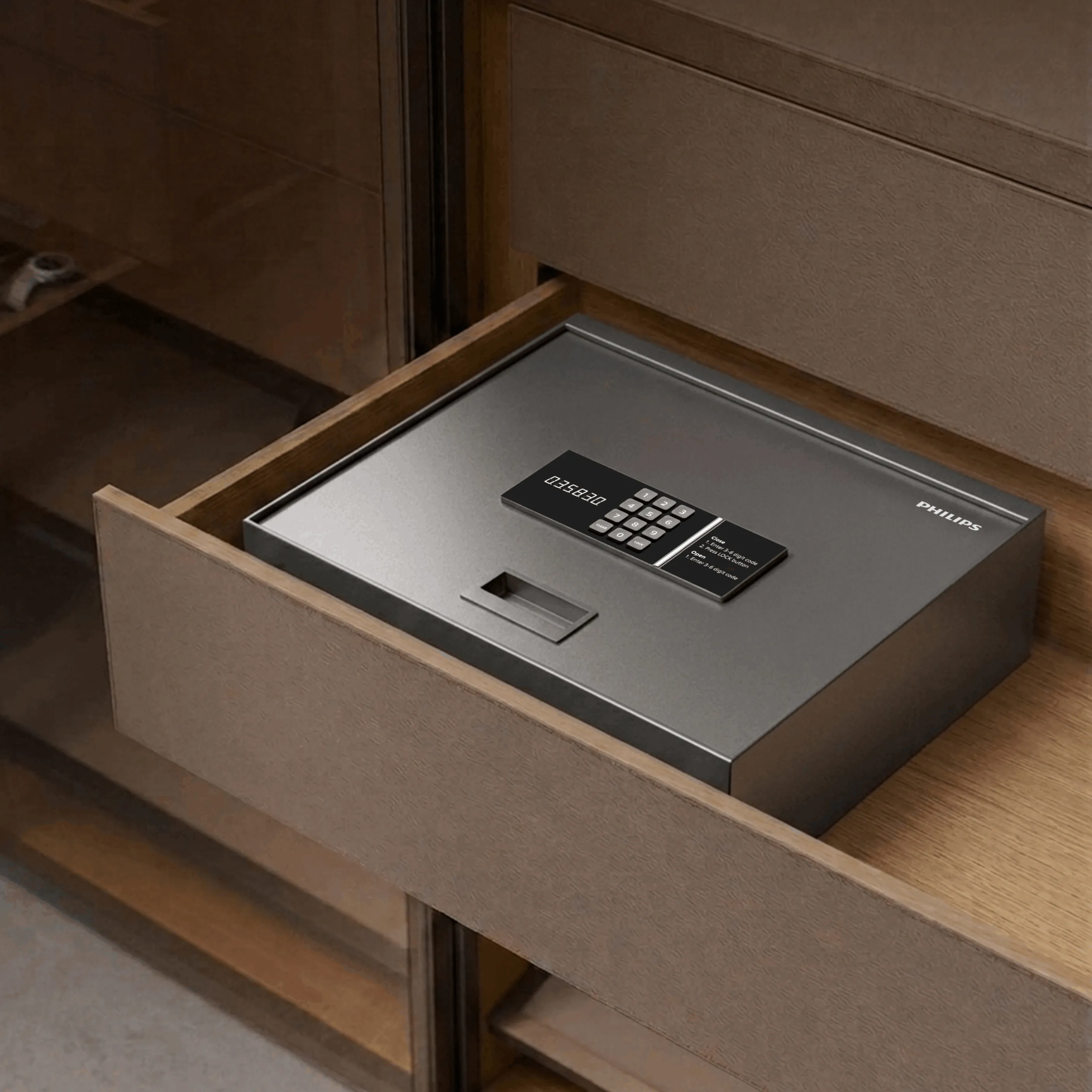Philips Smart Safe Box SBX133 Grey