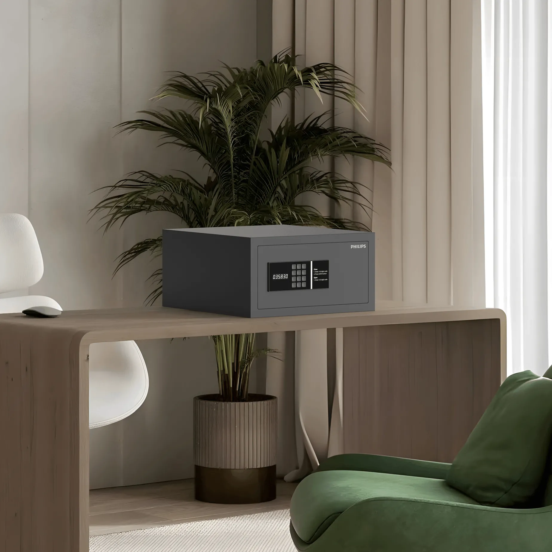 Philips Smart Safe Box SBX132 Grey